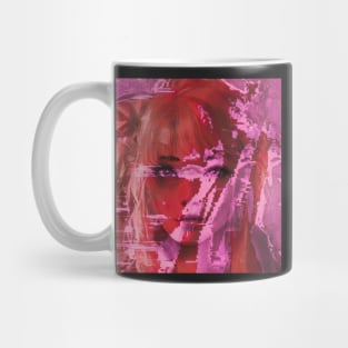 Penthouse Haunting - Glitch Art Portrait Mug